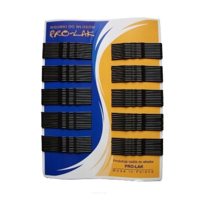 Wsuwki do włosów czarne 5,5 cm, 100 sztuk