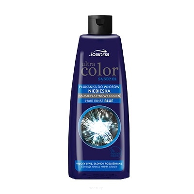 Joanna, Ultra Color System, płukanka do włosów niebieska 150 ml