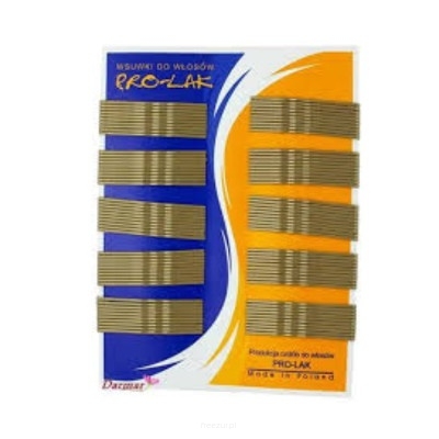 Wsuwki do włosów złote 5,5 cm, 100 sztuk