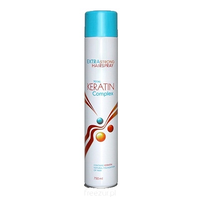 Ce-Ce Keratin Hairspray, lakier mocny z keratyną 750 ml