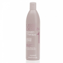 Alfaparf Lisse Design Deep Cleansing Shampoo, szampon głęboko oczyszczający 500 ml KERATYNOWE PROSTOWANIE ETAP I