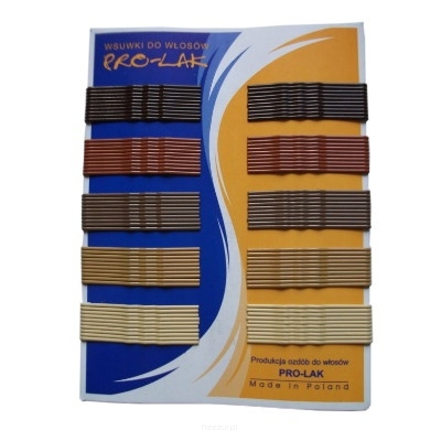 Wsuwki do włosów 5 odcieni brązu 5,5 cm, 100 sztuk